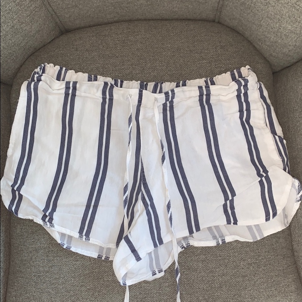 Brandy Melville RARE Striped drawstring shorts